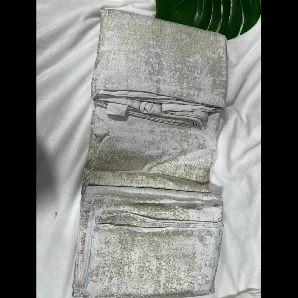 NIB $500 Michael Aram Texture Duvet Cover Set Gold‎ [ FULL / QUEEN ]